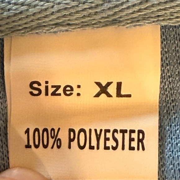 Mens Light BLUE Polyester Waffle Pattern Pullover Stretch Golf Short Sleeves XL - Picture 4 of 10